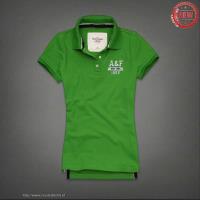 dames abercrombie fitch korte polo tees 1892 groen Lage Prijs 3lltp212